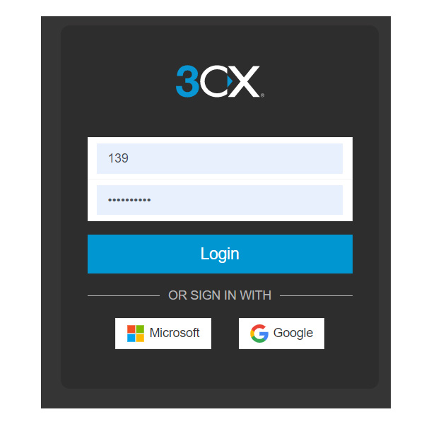 Anmelden am 3CX Webclient installieren der PWA App - 3CX VOIP Cloud ...